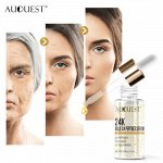 AuQuest коллагеновая эссенция 24 К золотом и  шестью пептидами подтягивающая 15 мл
