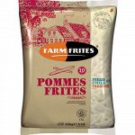 Картофель фри прямой, 10 мм/Pommes Frites 10 mm, Фарм Фритес, 2500 г, (5)