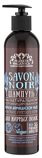 "PO" Savon de Шампунь д/жирных волос Savon Noir 400 мл