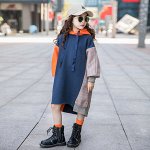 Платье-толстовка утепленное