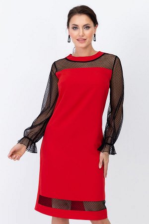 Платье Бургундия (красное) П1165-15