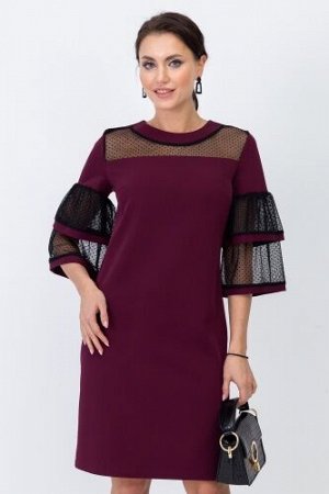 Платье Беллуччи (марсала) П1168-15