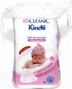 Диски гигиен.CLEANIC 60шт Kindii д/детей и подростков