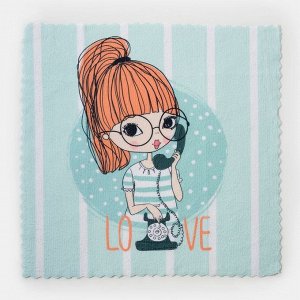 Полотенце Этель Love Life "Виола" 30*30 см, 100% п/э