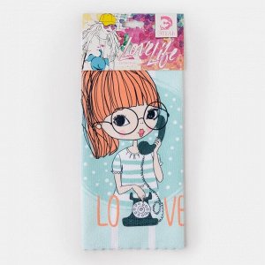 Полотенце Этель Love Life "Виола" 30*30 см, 100% п/э