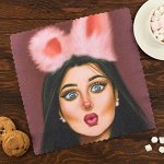 Полотенце Этель Love Life &quot;Пушистая&quot; 30*30 см, 100% п/э