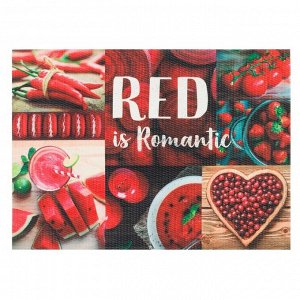 Салфетка на стол "RED is Romantic" 29*40 см