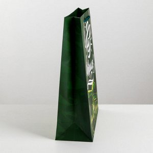 Пакет ламинированный вертикальный «Броня крепка», M 26 × 30 × 9 см