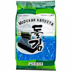 Морская капуста Дол Гим 6,5гр. Вкусный и низкокалорийный продукт. Содержит жизненно необходимые аминокислоты и комплекс витаминов в т.ч. ЙОД. т.м. Синянг пр. Ю.Корея (SIRIUS)