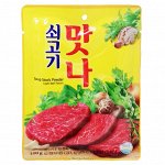 Приправа со вкусом говядины Манна, 100 г.,(Instant soup stock MANNA) DAESANG. Ю.Корея
