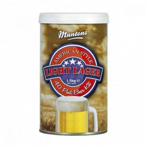 Солодовый экстракт Muntons "American Light Lager", 1,5 кг