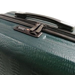 Комплект чемоданов Borgo Antico. ABS 8029 EY dark green (4 колеса)