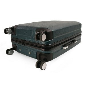 Комплект чемоданов Borgo Antico. ABS 8029 EY dark green (4 колеса)