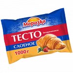 Тесто, слоеное бездрожжевое (пласт) , Морозко, 400 г, (18)