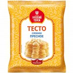Тесто, слоеное пресное (квадрат), Русский терем, Сибирский Гурман, 500 г, (14)