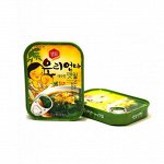 Кунжут. листья в соевом соусе 70г 1/30 ж/б т.м. Семпио