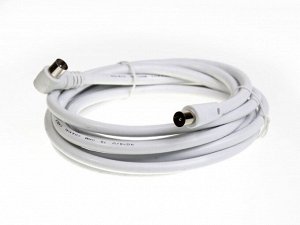 Антенный кабель Smartbuy разъемы M-M, угловой разъем, длина 3,0 м (KTV113)