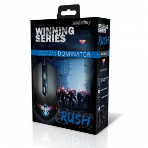 Мышь игровая проводная Smartbuy RUSH Dominator черная (SBM-720G-K)/40