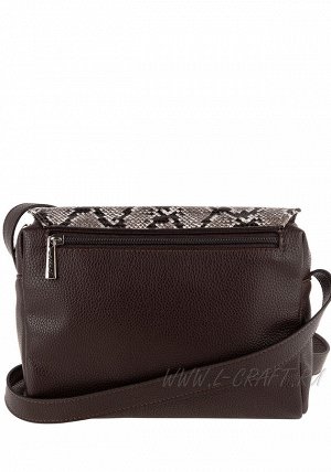 Модель №1419 | кожзам | змея | коричневый | Р853-2 | 26364