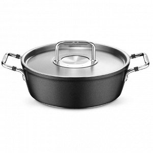 Жаровня круглая Fissler Luno, с металлической крышкой, 28 см, 4,3 л