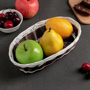 Корзинка для фруктов и xлеба  «Овал. Шоко», 26?14?6 см