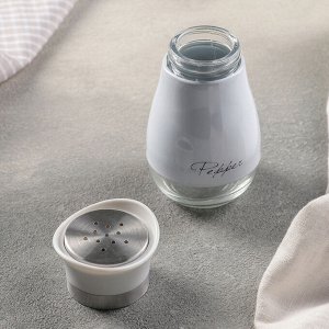 Солонка стеклянная «Сияние», 5,5*5*11 см, цвет МИКС