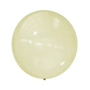 Воздушный шар 24"/61см Кристалл Bubble YELLOW 241 1шт