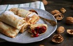 Блинчики с вишневой начинкой