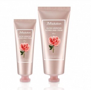 JMsolution Glow Luminous Flower Hand Cream Rose Увлажняющий крем для рук 100 мл+50 мл