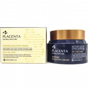 Bonibelle Омолаживающий крем с плацентой Placenta Natural Skin Care Intensive Solution Cream Recovery Age And Lifting System Line, 80 мл