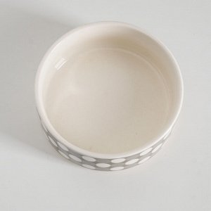 Миска керамическая "Горошек", 10,5 х 4 см