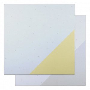 Фотофон двусторонний "Жёлтый и серый треугольник" 45 х 45 см, переплётный картон, 980 г/м
