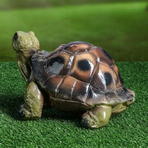 Садовая фигура "Черепаха Джулс", зелёный цвет, 16 см