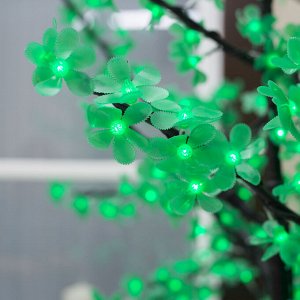 Светодиодное дерево «Баугиния» 2 м, 864 LED, постоянное свечение, 220 В, свечение зелёное