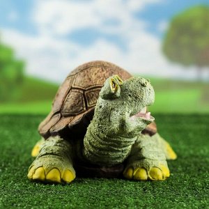 Садовая фигура "Черепаха весёлая", разноцветный, 20 см