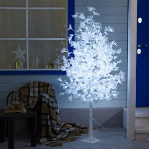 Дерево светодиодное "Клён белый", 1,8 м, 350 LED, 220 В, БЕЛЫЙ