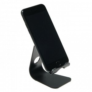 Подставка для телефона, с регулируемым углом наклона, металл, чёрный