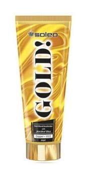 SOLEO Gold Интенсивный ускоритель загара с золотыми частицами 200 мл