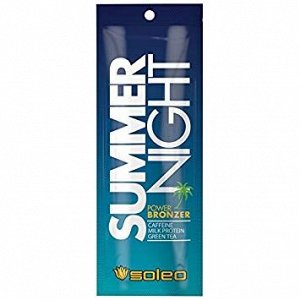 Soleo SUMMER NIGHT Интенсивный крем-бронзатор для загара с пеньковым маслом , 15 мл
