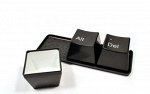 Набор чашек - компьютерные кнопки Ctrl-Alt-Del