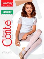 Колготки детские с цветочным рисунком Jasmine