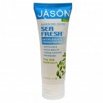 Jason Natural, Sea Fresh, укрепляющая паста против зубного налета, глубоководная мята, 85 г (3 унции)