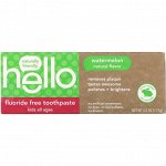Hello, Детская зубная паста без фтора, натуральный арбуз, 119 г (4.2 oz)