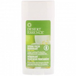 Desert Essence, Дезодорант, запах весенней свежести 2.5 унции (70 мл)