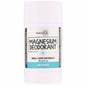 Magsol, Дезодорант с магнием, жасмин, 80 г