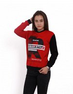 Свитшот женский 2016-010 красный