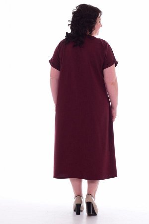 Новое кимоно *Платье женское Ф-1-29а (бордо)