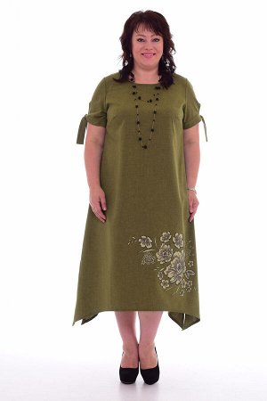 *Платье женское Ф-1-34в (зелёный)