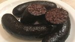 Кровяная колбаса с гречкой,салом