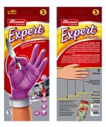 KINGFISHER®️Перчатки латексные EXPERT хозяйственные, особо прочные, размер &quot;S&quot;, 1 пара в упаковке.